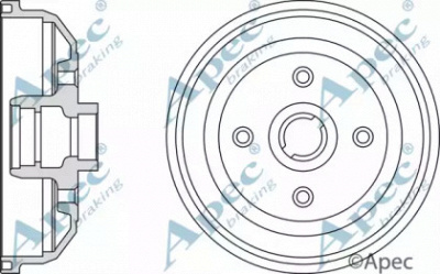 APEC BRAKING drm9112 -  Тормозной барабан